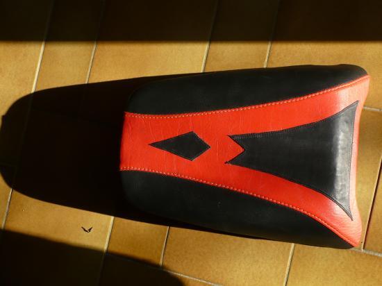 Personnalisation d'une selle de moto