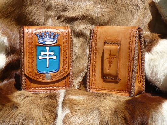 Pochettes en cuir