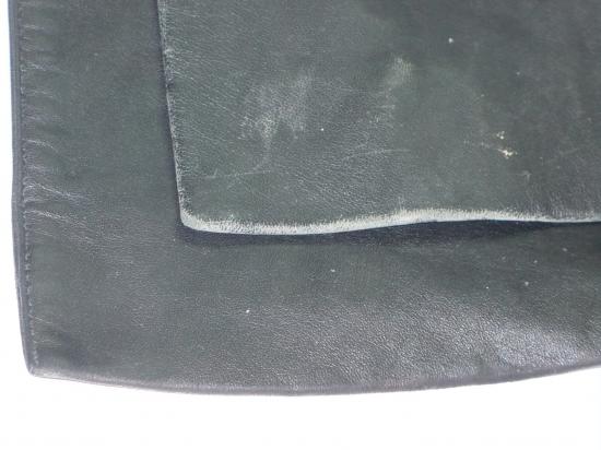 Rénovation d'un manteau en cuir