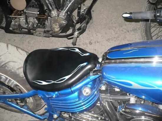 Personnalisation d'une selle de moto
