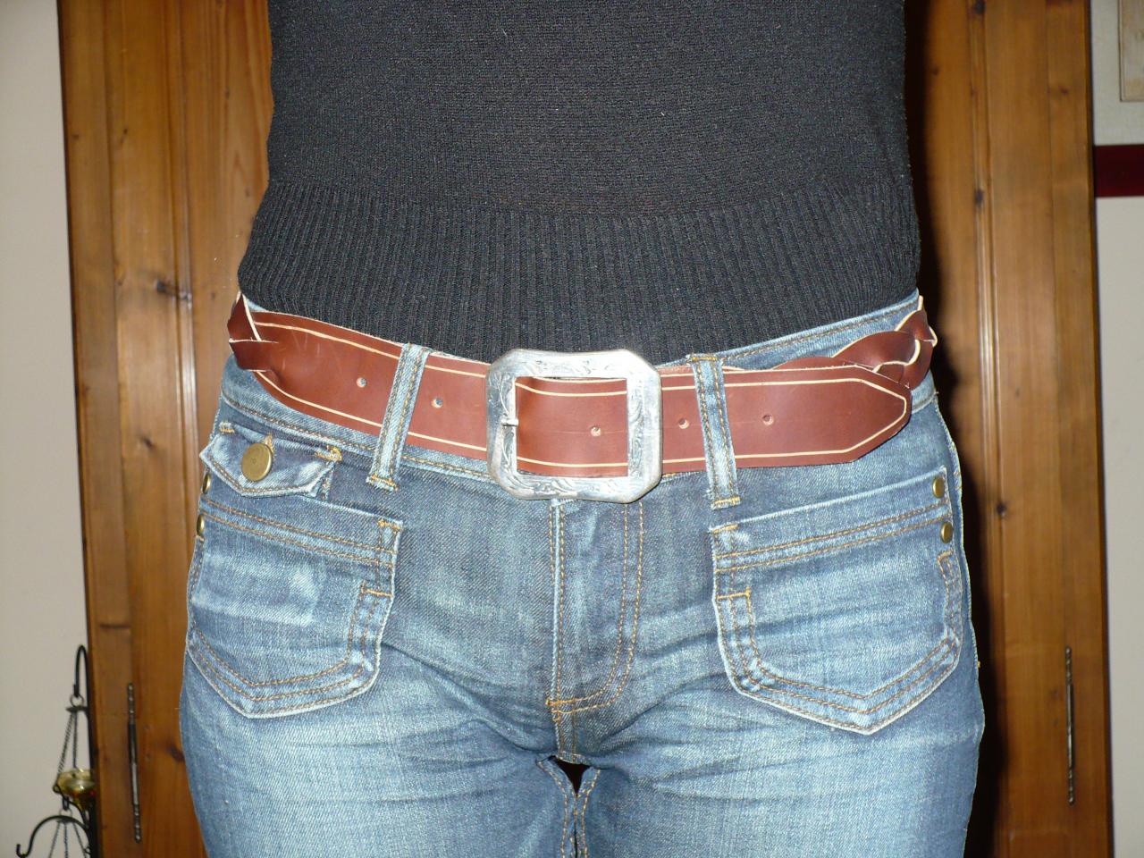 Ceinture tressée