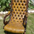 Fauteuil ancien cuir